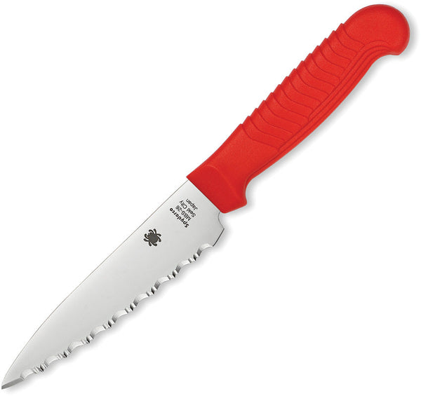 Spyderco Paring Knife Spyderedge Red