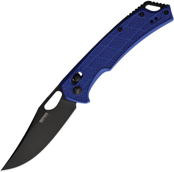 SRM Knives 9201 Ambi Lock Blue