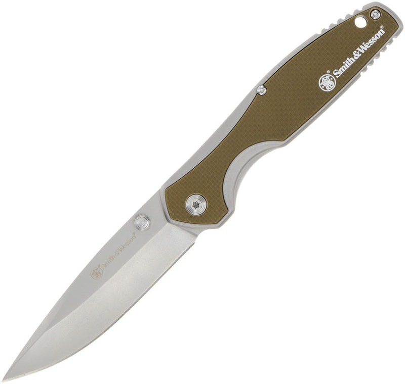 Smith & Wesson Cleft Linerlock A/O Tan