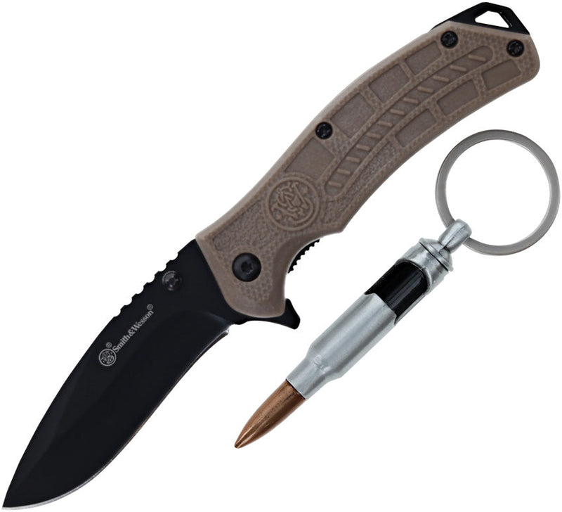 Smith & Wesson HRT Linerlock A/O Brown