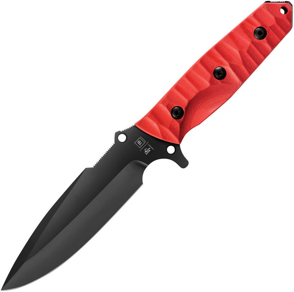 TB Outdoor Survival Fixed Blade Red