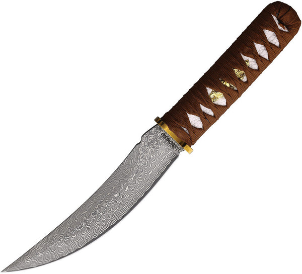 Tokisu Damask Couteau Fixed Blade