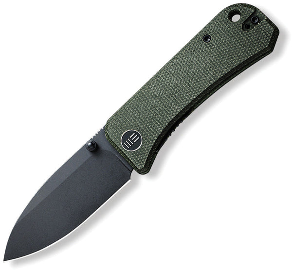We Knife Co Ltd Banter Linerlock Green Micarta