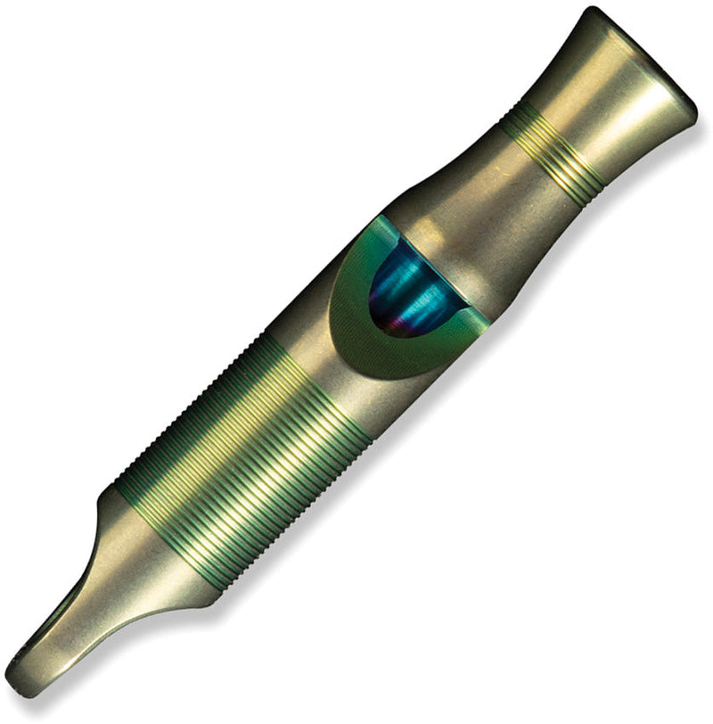 We Knife Co Ltd Titanium Whistle Green Cord