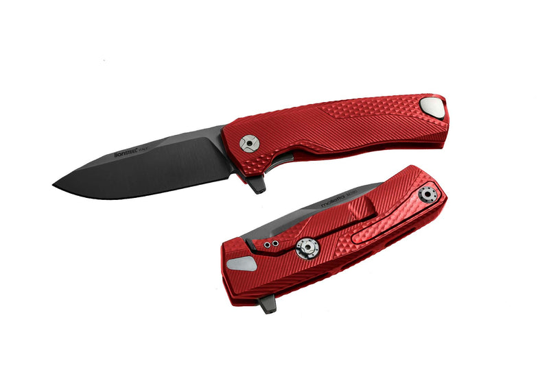 Lionsteel ROK Black Blade, Red Handle